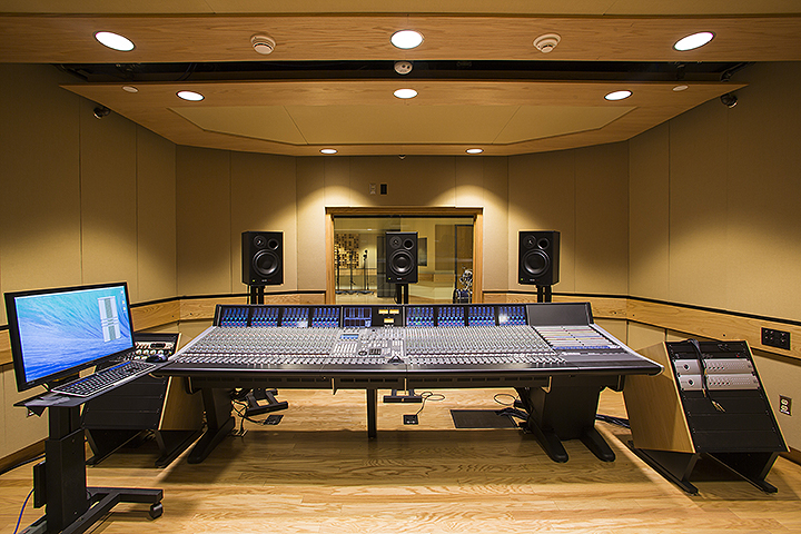 5.1 Surround mixing suite utilizing an SSL Duality SE Console with Avid Pro Tools HDX system